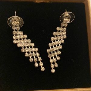 Chandelier earrings - silver